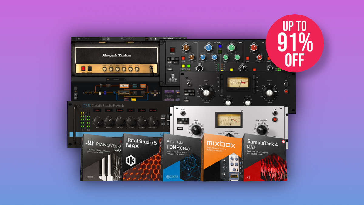 IK Multimedia Manufacturer Focus Sale: Get up to 91% OFF on plugins & bundles