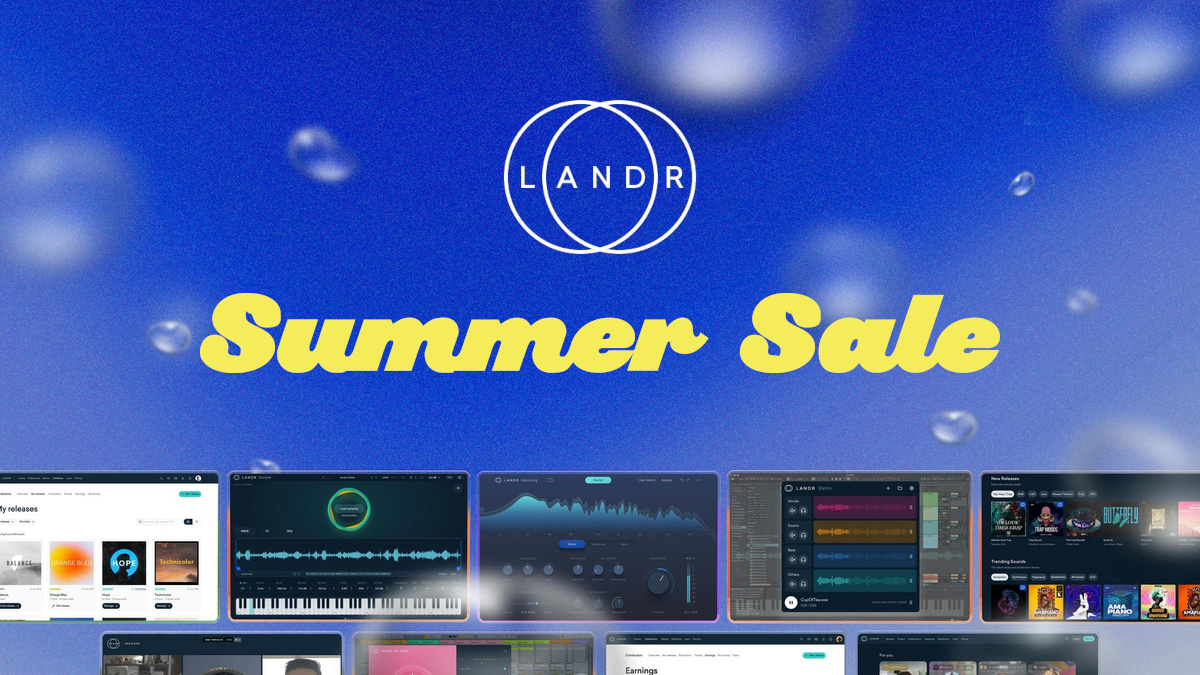 LANDR Summer Sale: Save up to 50% on LANDR Studio, Mastering Plugin & more