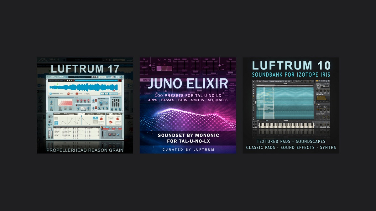 FREE: Luftrum sounsets for Iris 2, Reason Grain & TAL U-No-LX