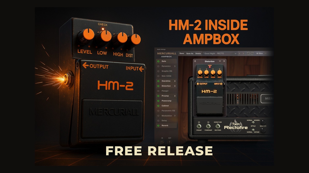 Mercuriall updates Ampbox to v1.6.4 incl. BOSS HM-2 emulation