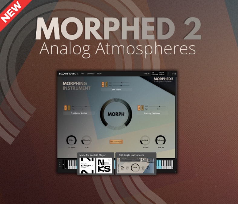 Visions TNT Music releases Morphed 2 Analog Atmospheres for Kontakt Player