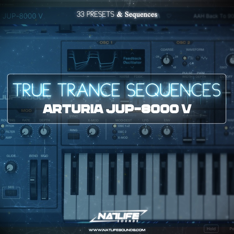 NatLife releases True Trance Sequences for Arturia JUP-8000 V
