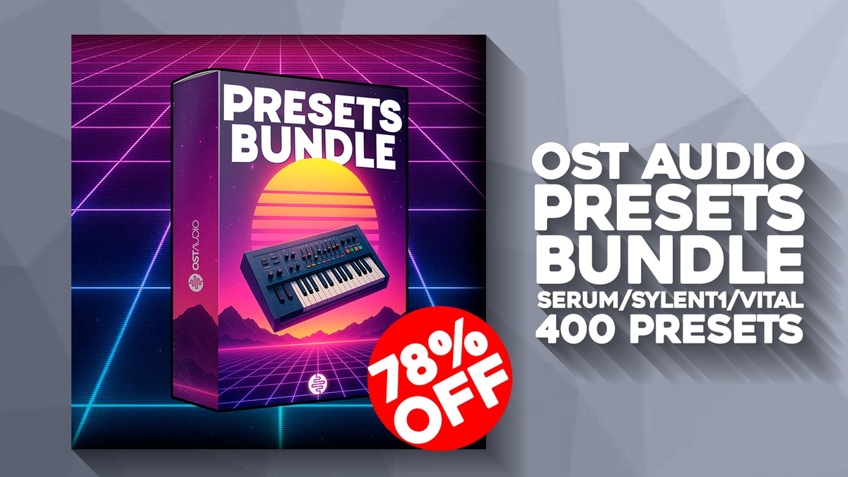 Save 78% on Synthwave Presets Bundle by OST Audio