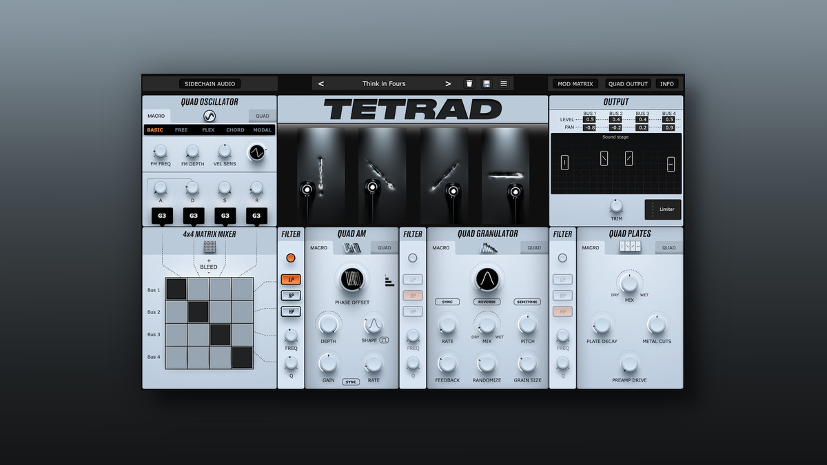 Physical Audio releases Tetrad synthesizer instrument