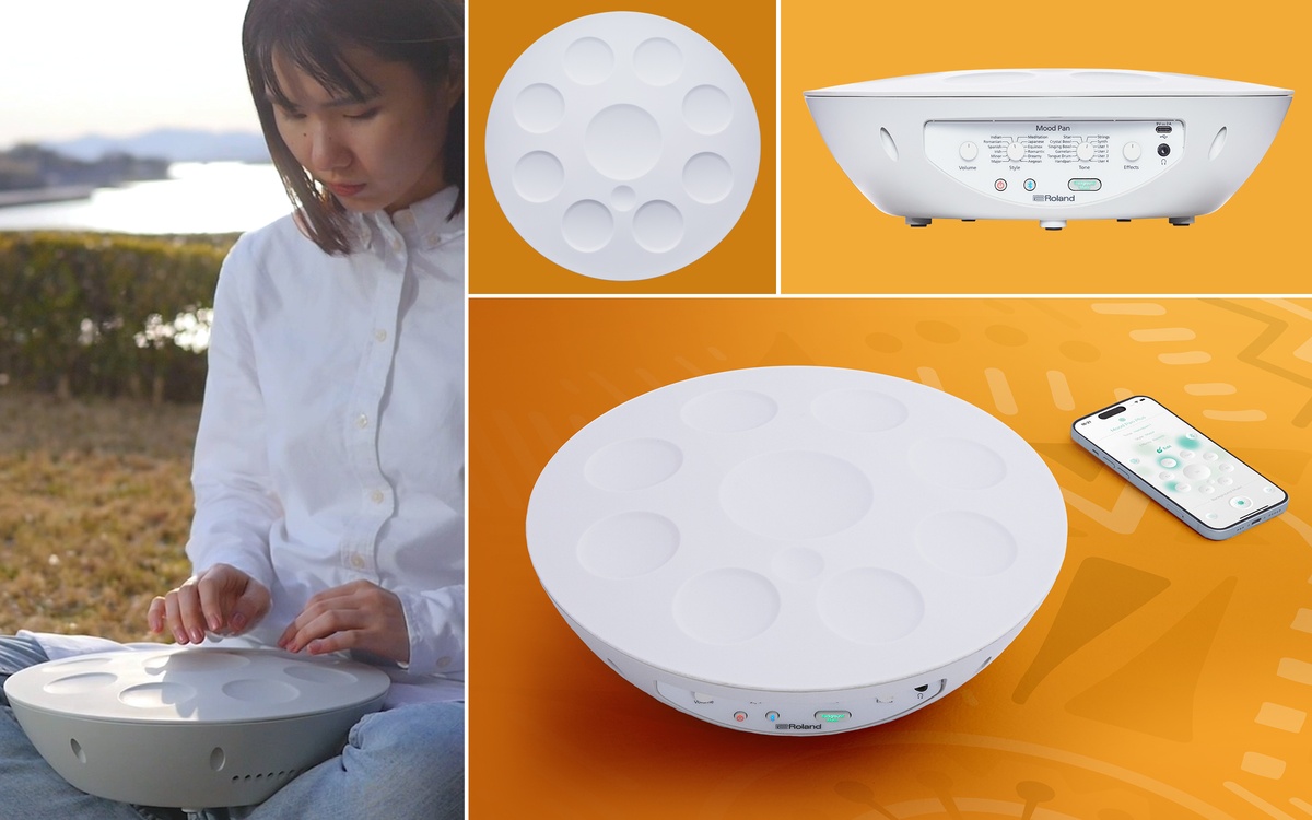 Roland launches Mood Pan electronic hand percussion instrument and speaker system