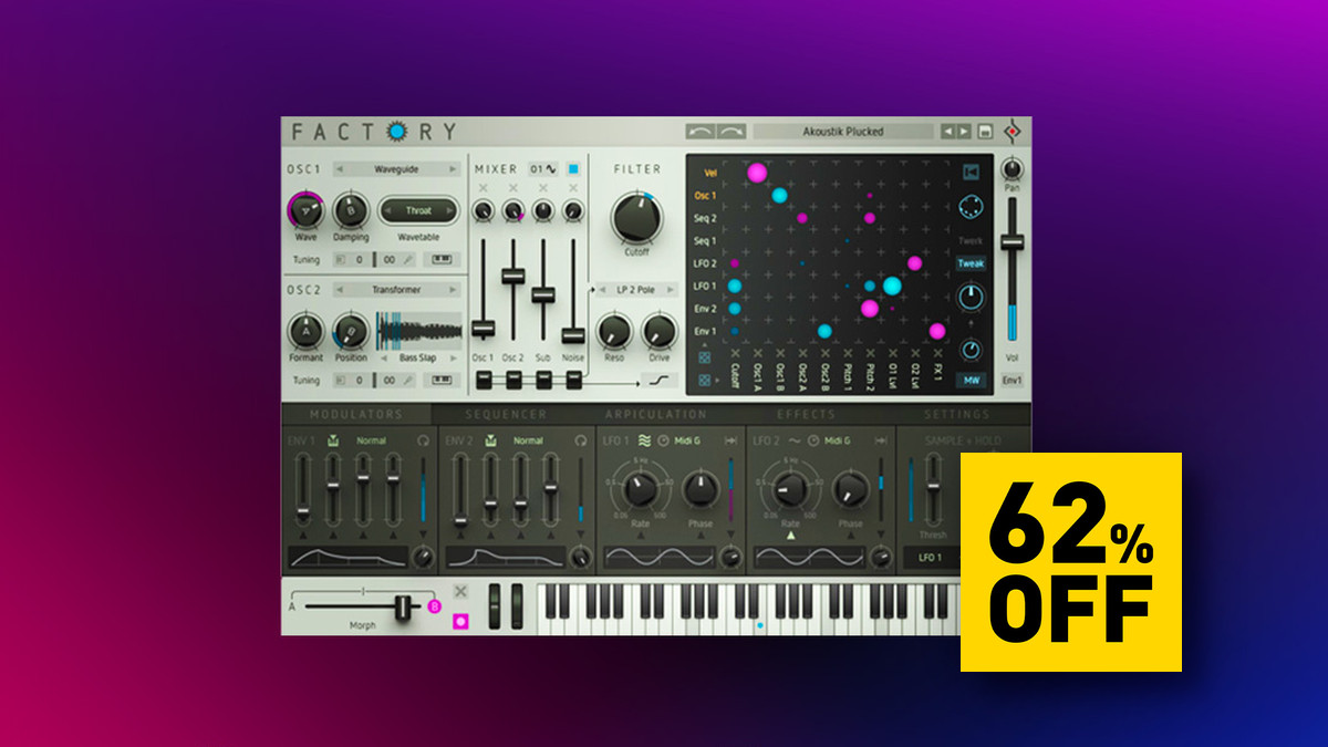 Sugar Bytes Factory modular synthesizer on sale for  USD