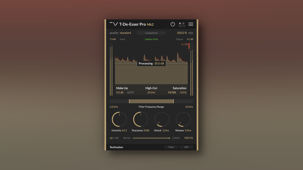 Techivation releases T-De-Esser Pro Mk2