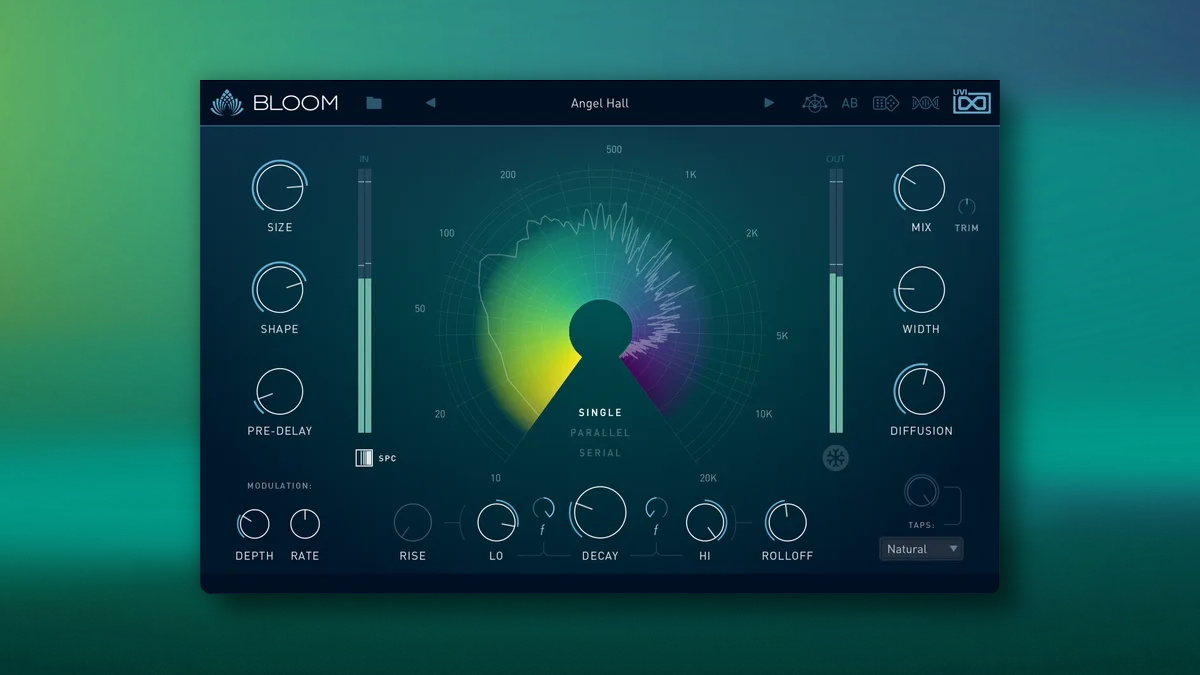 UVI launches Bloom algorithmic reverb effect plugin