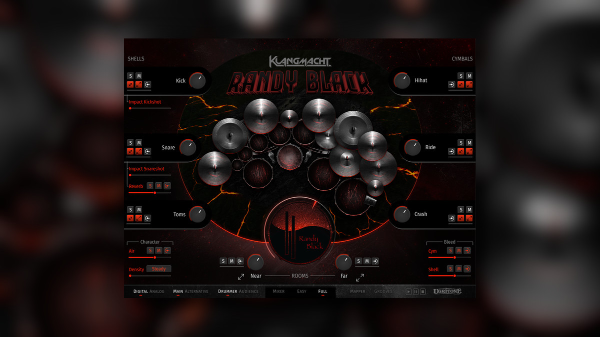 Ugritone releases Klangmacht Drums: Randy Black for Kontakt Player