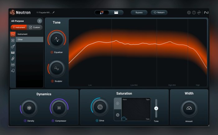 iZotope Music Production Suite Neutron Assistant