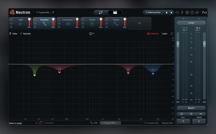 iZotope Music Production Suite Neutron mixing