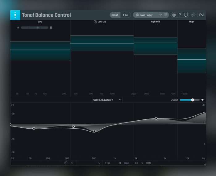 iZotope Music Production Suite Tonal Balance Control