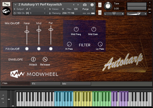 Modwheel releases Autoharp and Taishogoto library for Kontakt