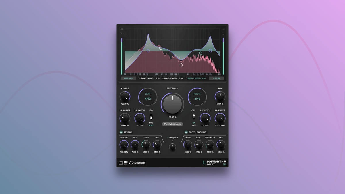 2B Played Music releases PolyRhythm Delay XL effect plugin