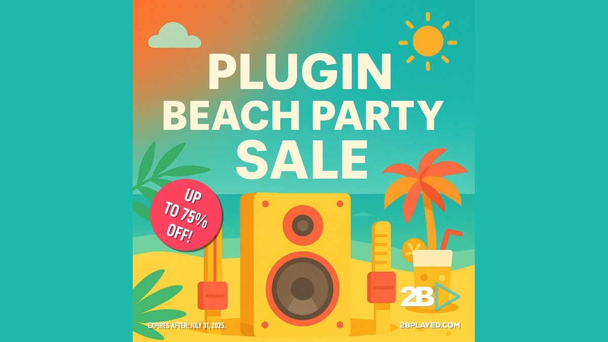 2B Played Music Plugin Beach Party Sale: Save up to 75% on plugins