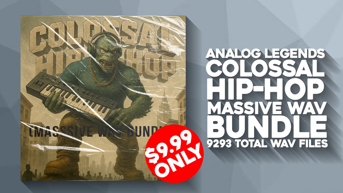 Colossal Hip-Hop WAV Bundle by Analog Legends on sale for .99 USD