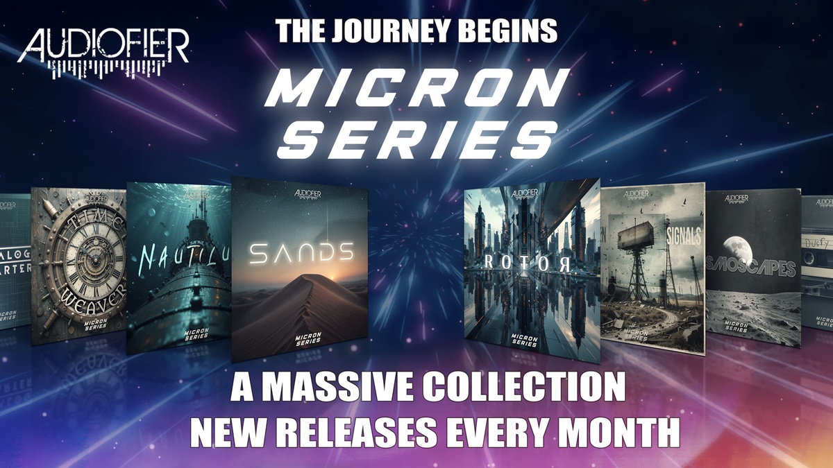 Audiofier launches MICRON series of focused Kontakt instruments