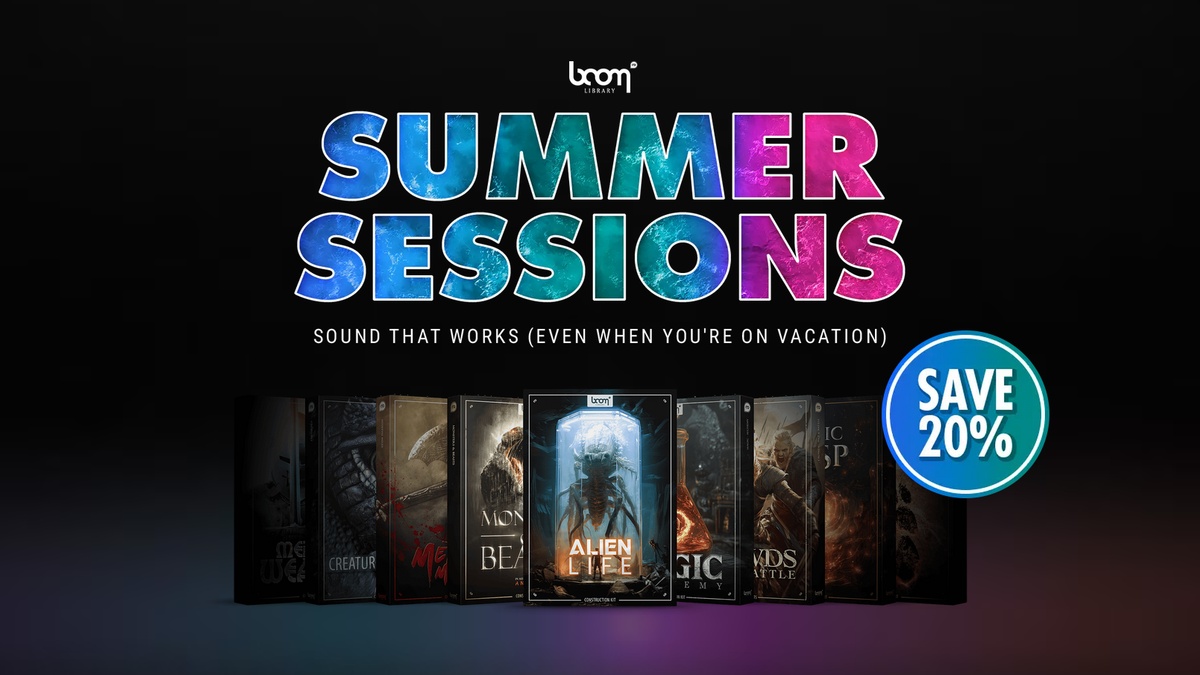 BOOM Summer Sessions: Save 20% on selected sound libraries