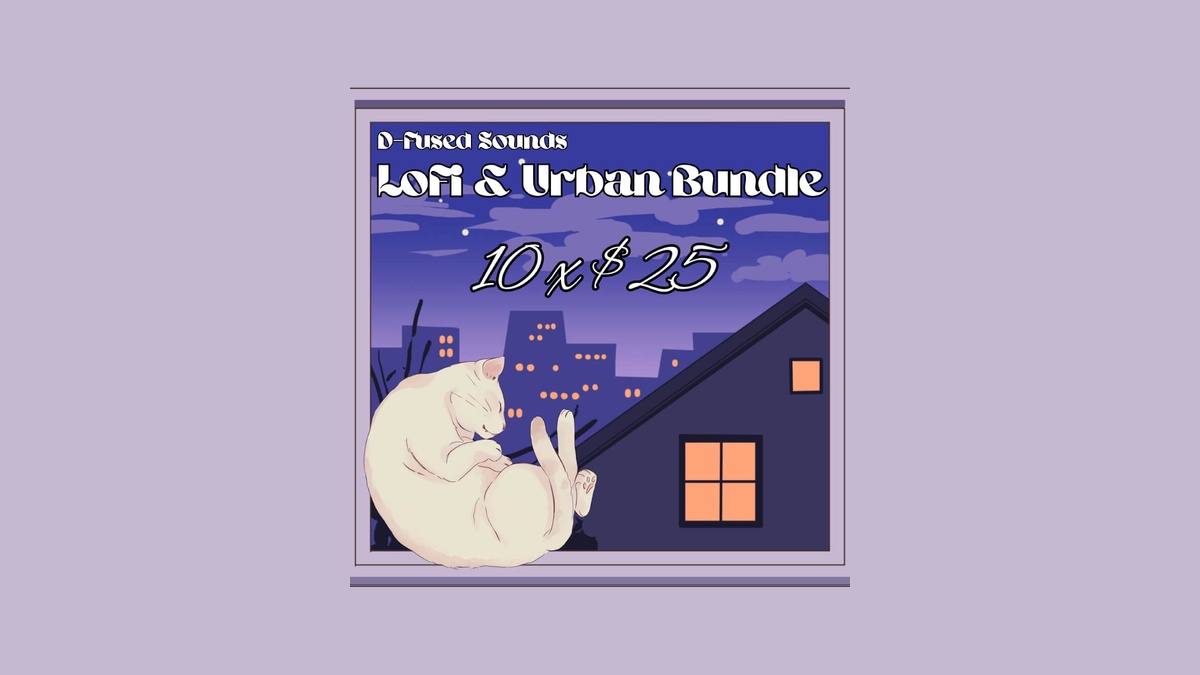 D-Fused Sounds Lofi & Urban Bundle: 10 packs for  USD
