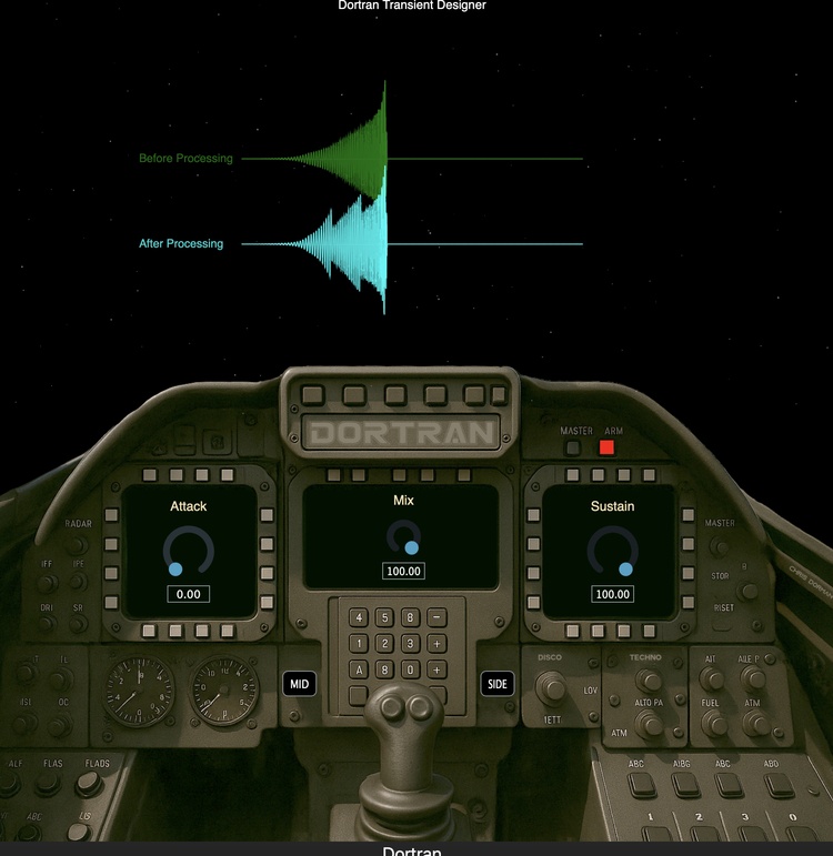 Dortran transient designer effect plugin announced