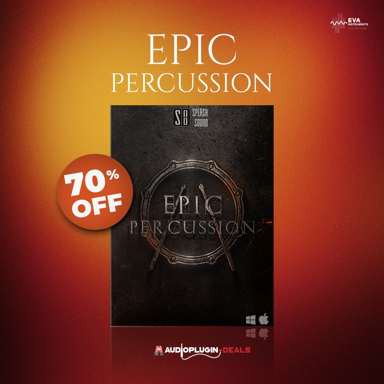 Save 70% on Epic Percussion 2 for Kontakt by Eva Instruments