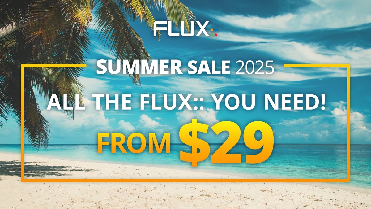 Flux Summer Sale: Save up to 77% on audio effect plugins