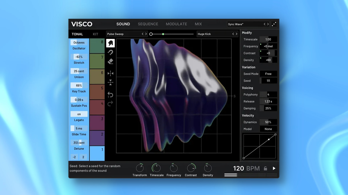 Visco 2.0 update turns sample-modeling drum machine into flexible synth