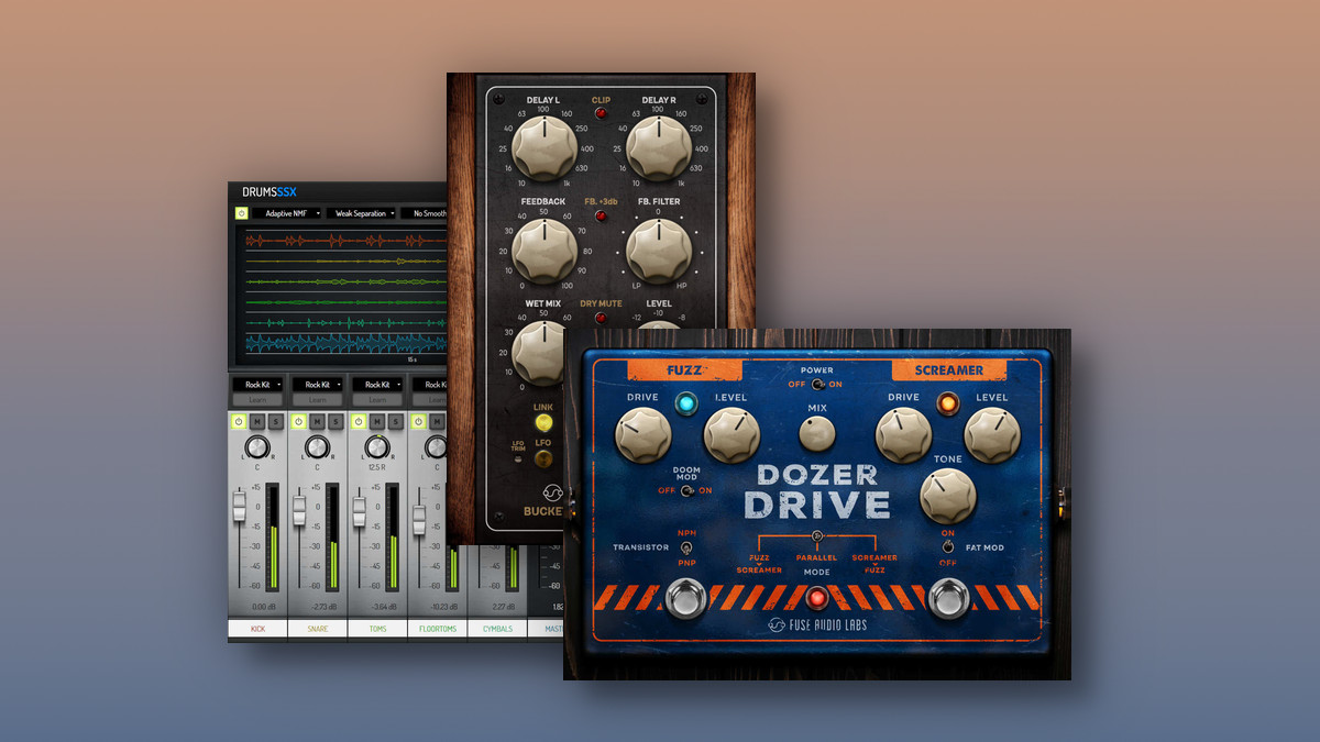 Save up to 79% on Fuse Audio Labs BUCKET-500, DrumsSSX & Dozer Drive