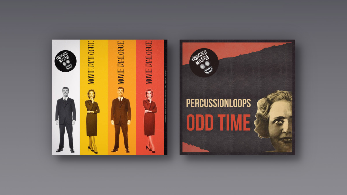 GowlerMusic releases Movie Dialogue Adventure Comedy & Percussion Loops Odd Time
