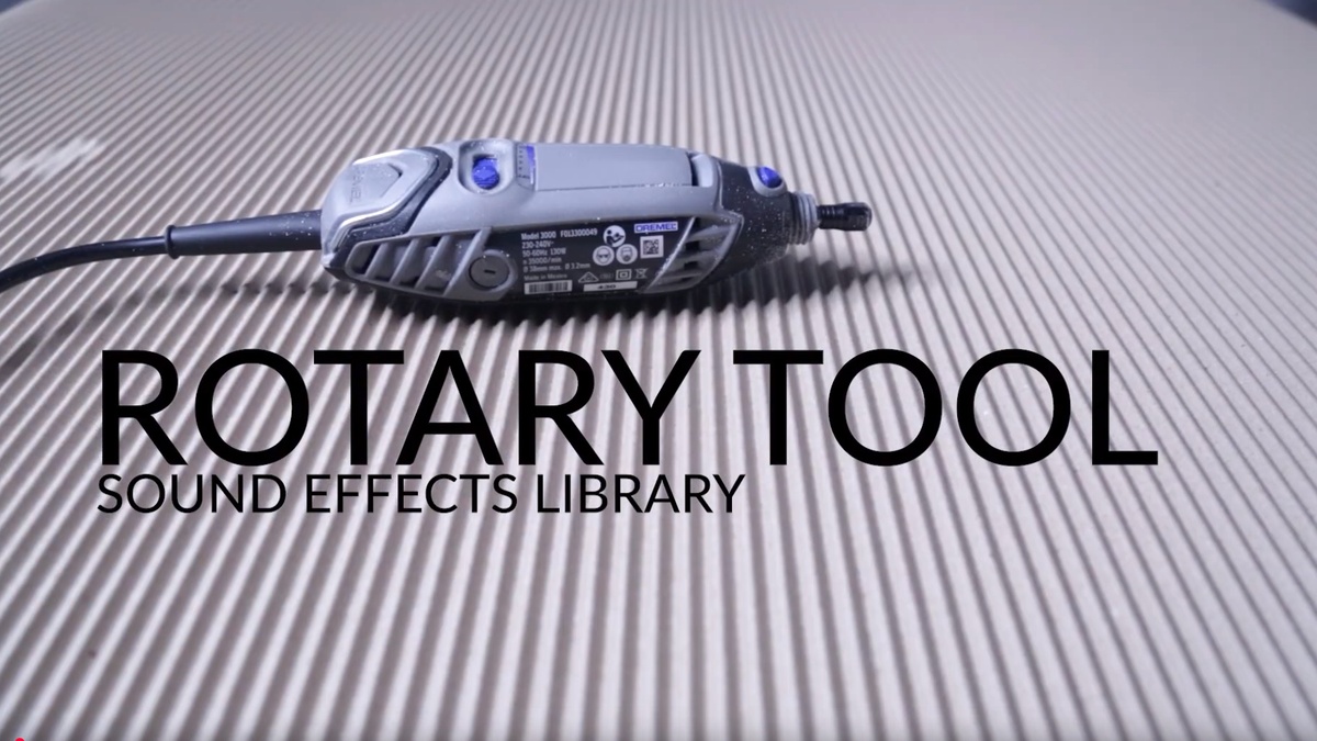 HISS and a ROAR releases Rotary Tool sound fx library
