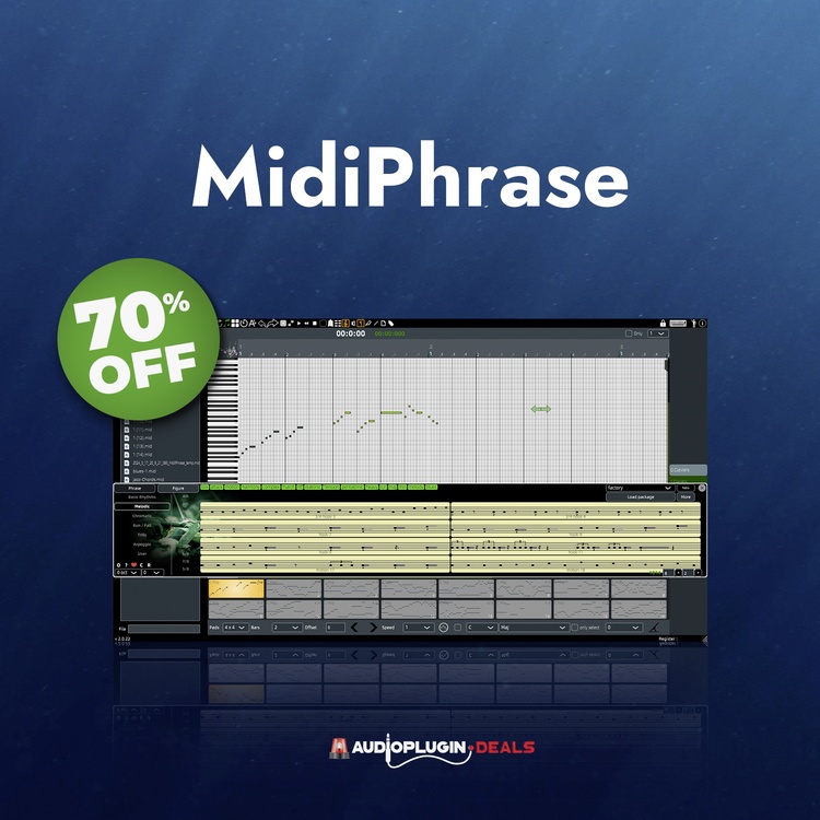 Save 70% on MidiPhrase MIDI plugin by Niu Plus Plus