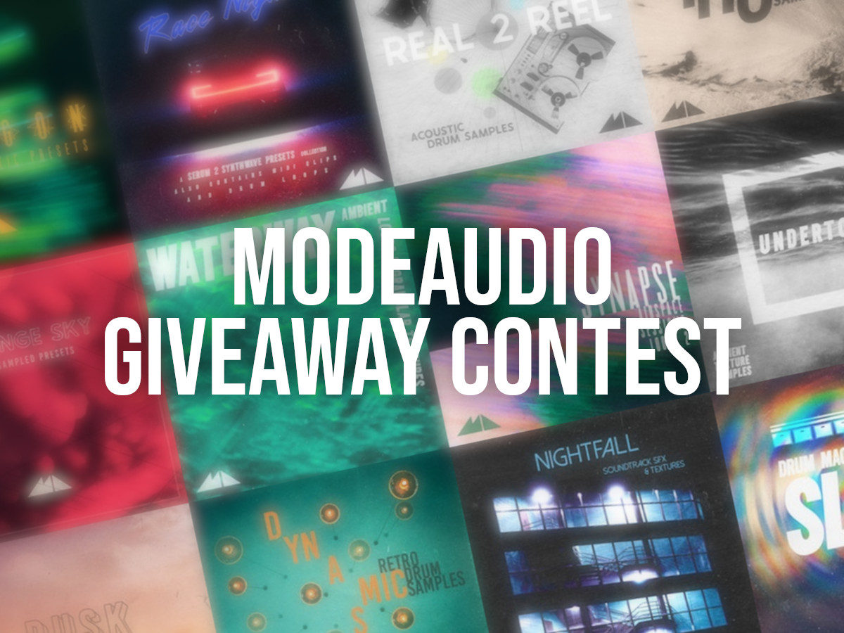 ModeAudio Giveaway Contest: Win a sound pack of choice (3x)