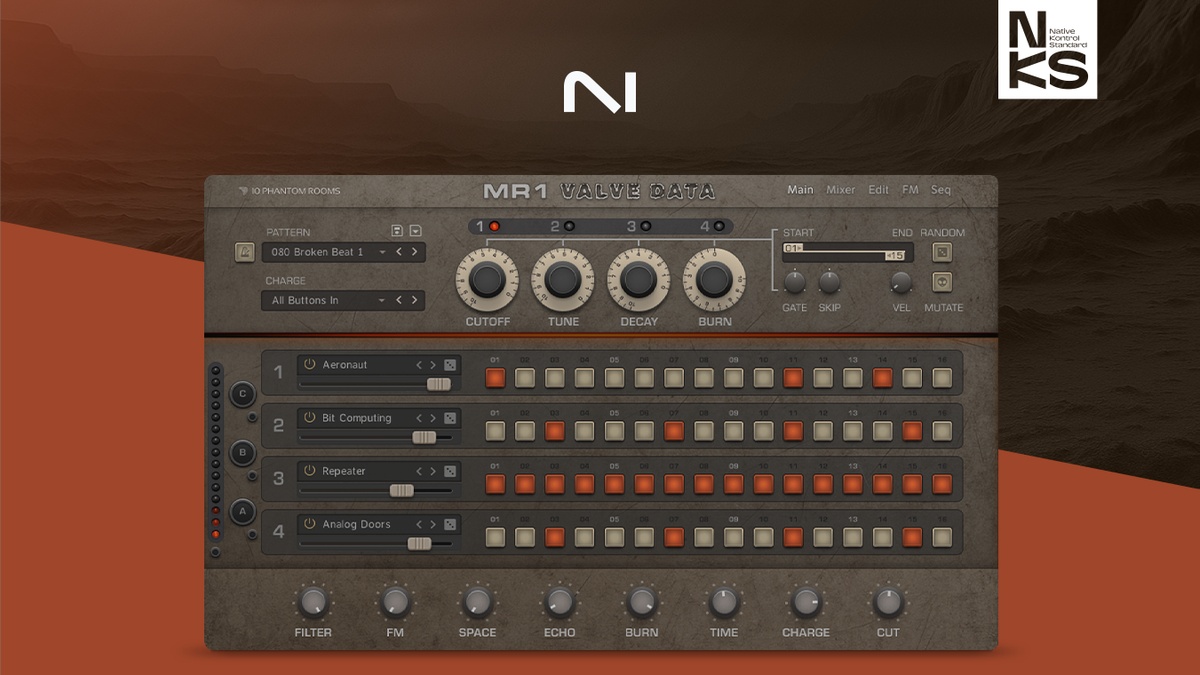 Native Instruments launches MR1 Valve Data drum machine