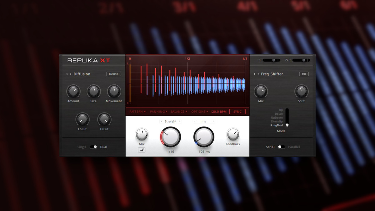 Replika XT creative delay effect plugin by Native Instruments on sale for $29 USD
