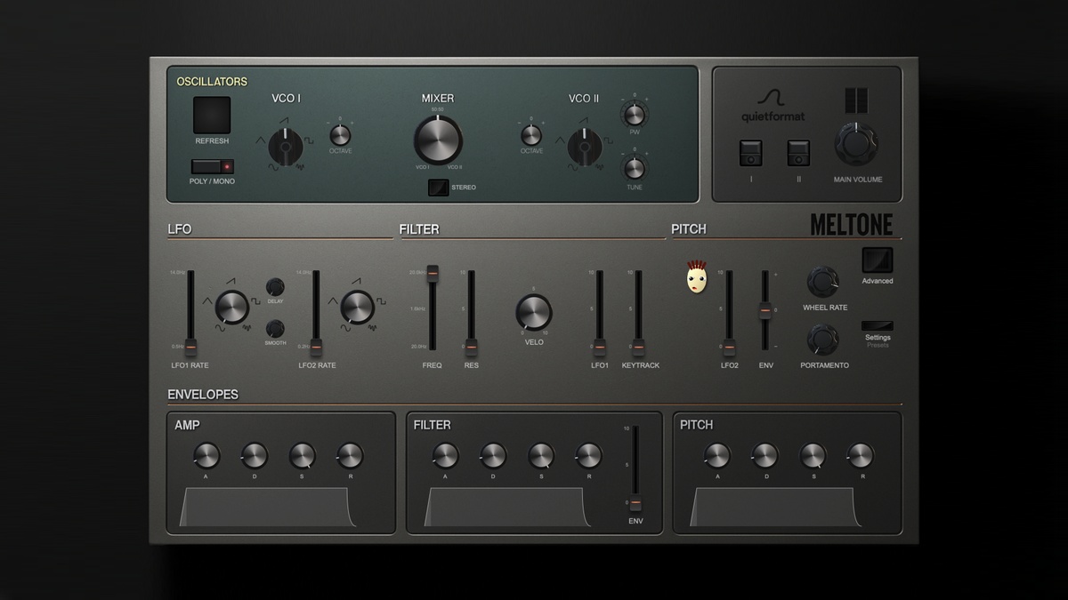 Quietformat releases Meltone software synthesizer & Tiltone tone shaper (FREE)