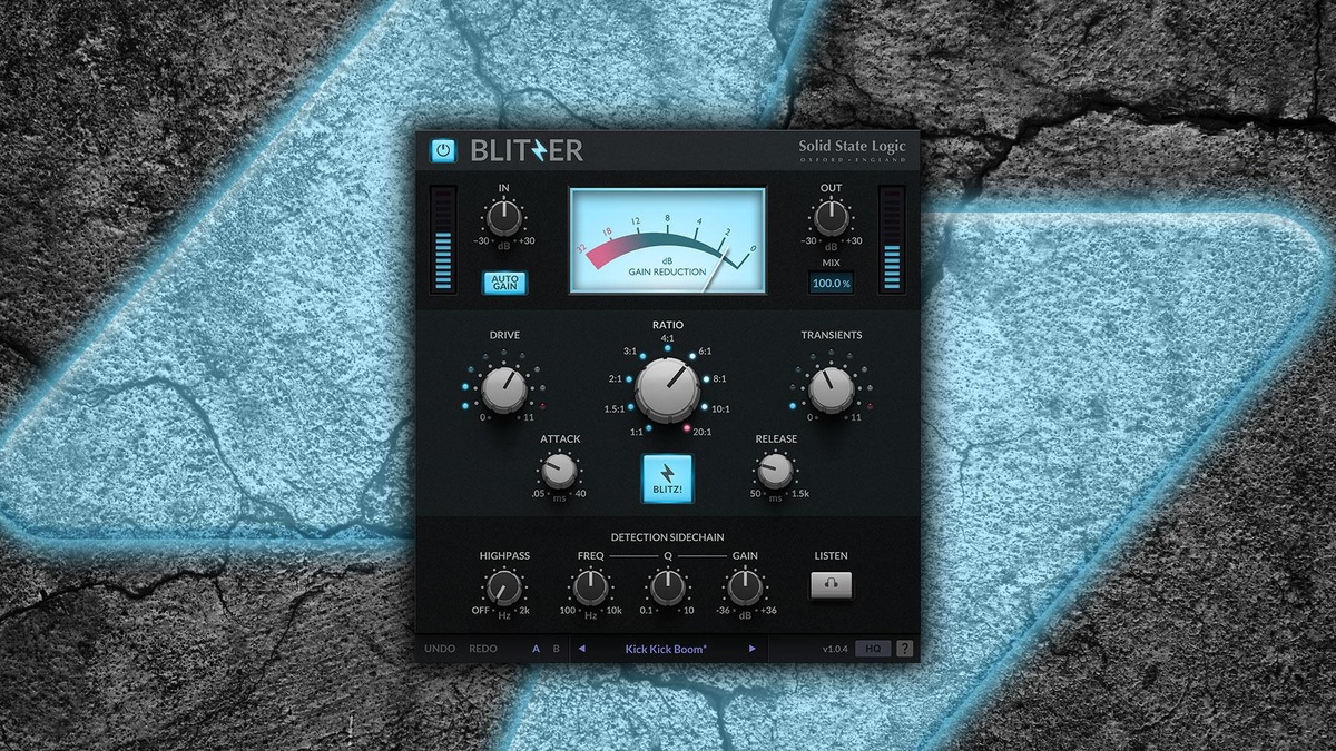 SSL Blitzer compressor plugin by Solid State Logic on sale for .99 USD
