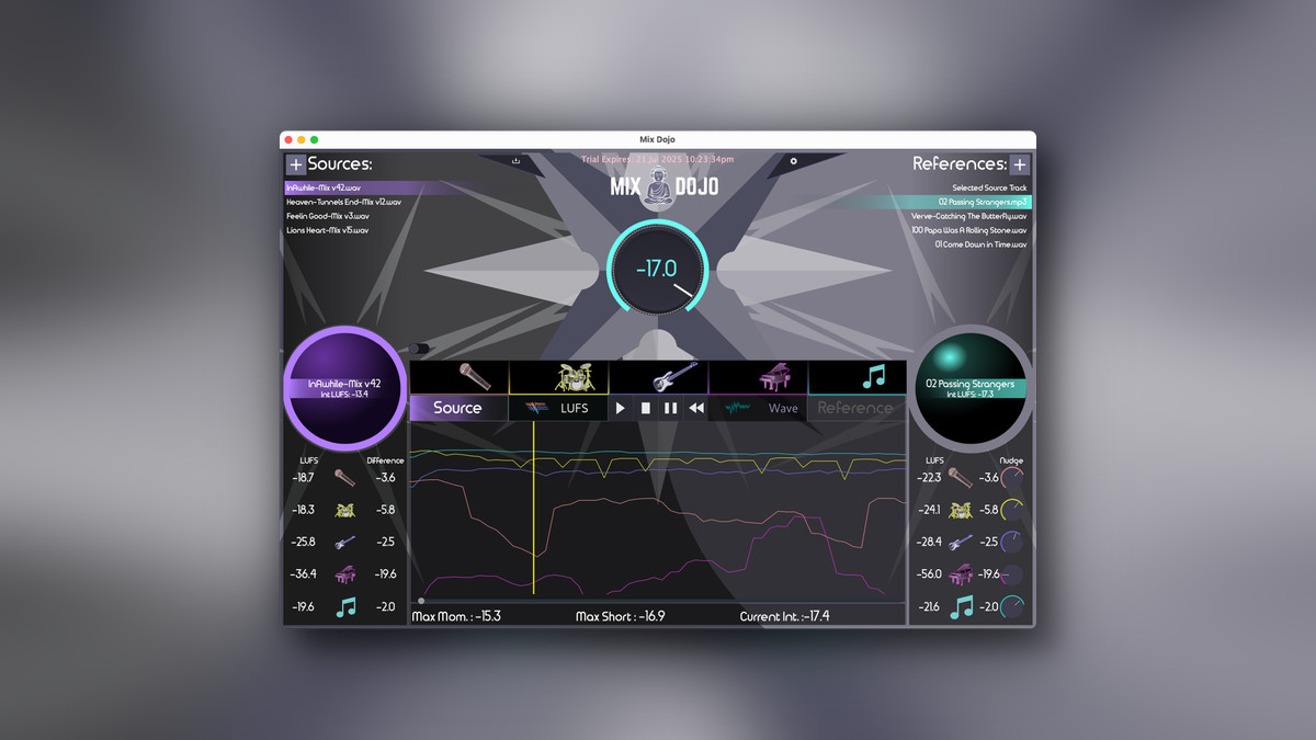 Sifu Audio announces Mix Dojo reference analysis app