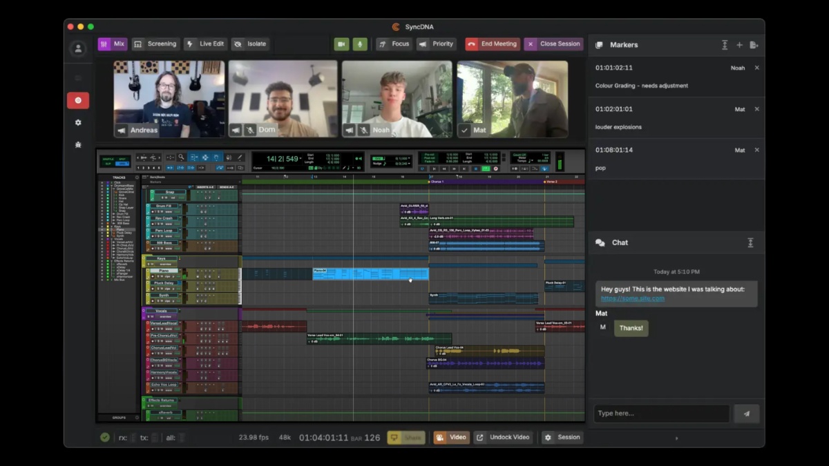 Synchronicity Media launches SyncDNA SONIC remote audio collaboration software