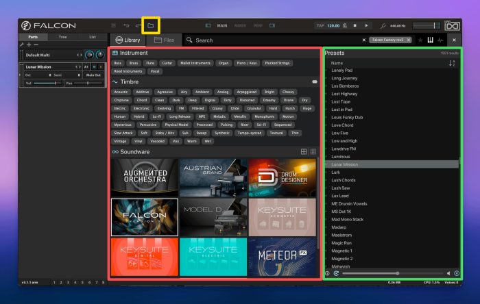 UVI Falcon Browser