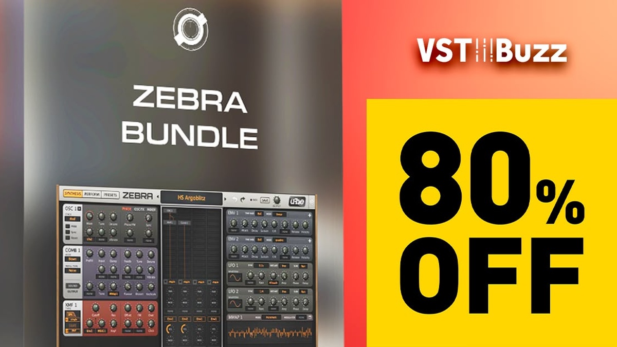 Save 80% on Zebra VSTBuzz Bundle by The Unfinished