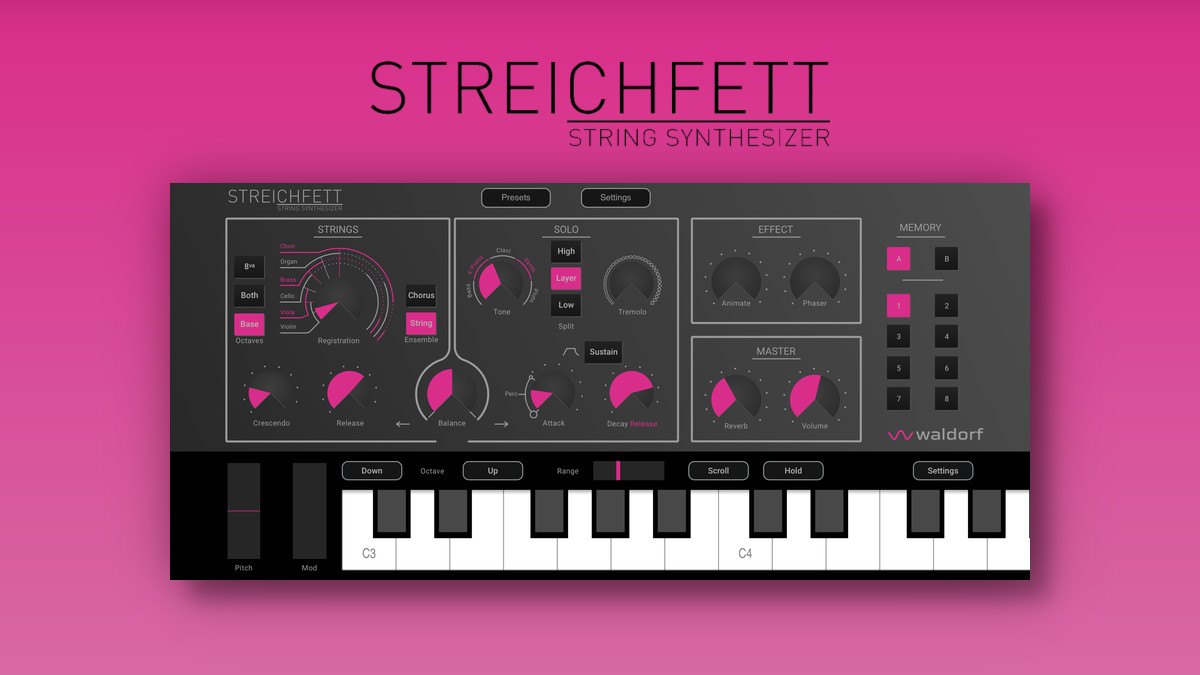 Waldorf launches Streichfett synthesizer for iPad and iPhone