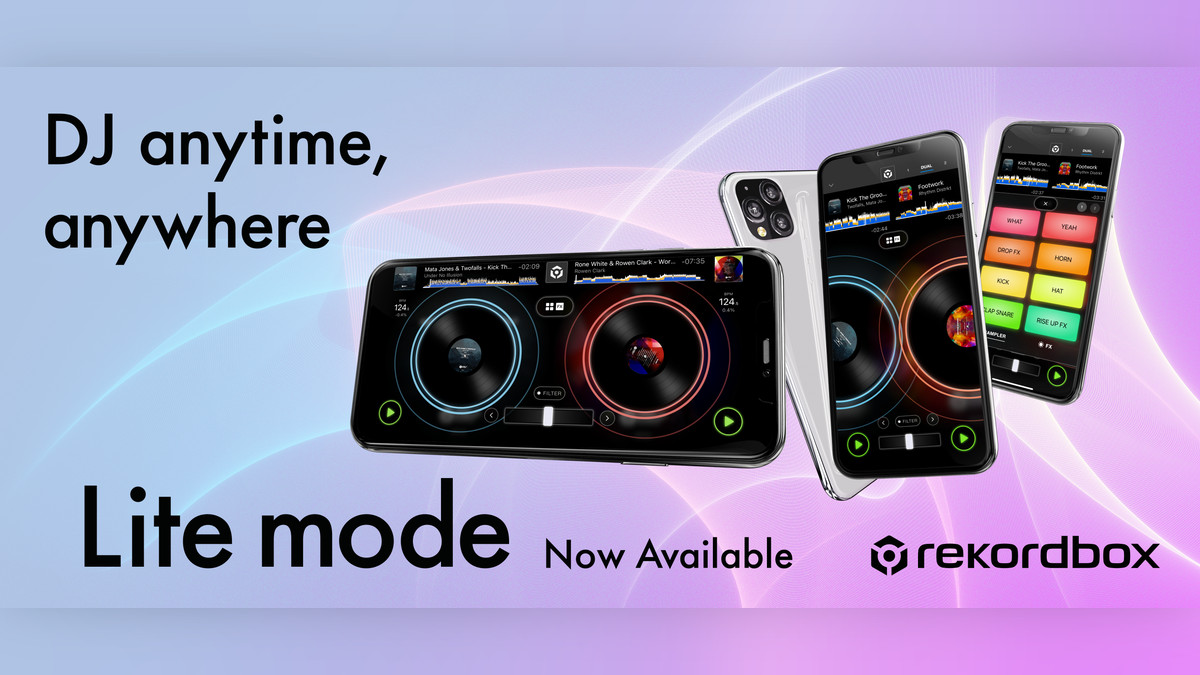 AlphaTheta announces Lite mode for rekordbox iOS/Android